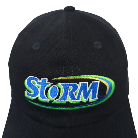 Select Storm Embroidered Logo Strapback Cap Brushed Cotton 90s Baseball Hat - Picture 7 of 14